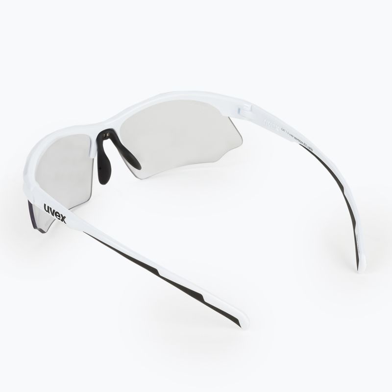 Occhiali da sole UVEX Sportstyle 802 V bianco/fumo variegato 2
