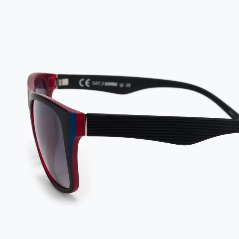 UVEX Lgl 26 nero rosso/litemirror smoke degrade occhiali da sole 4