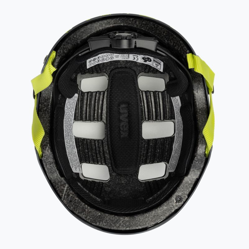 Casco da bici per bambini UVEX Kid 3 dirtbike grigio/lime 6