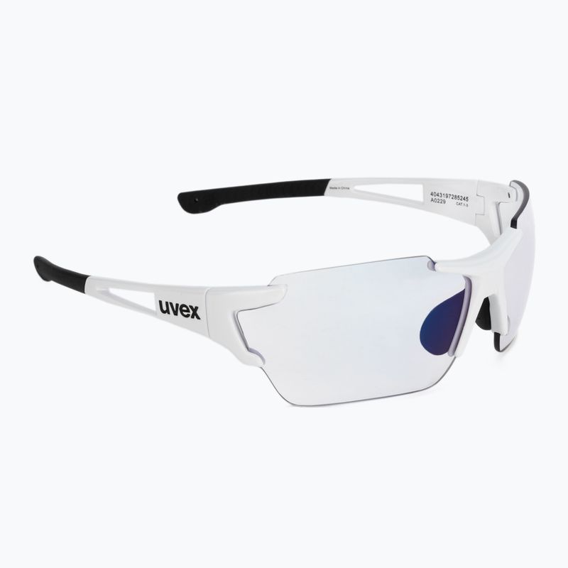 Occhiali da sole UVEX Sportstyle 803 Race V bianco/litemirror blu