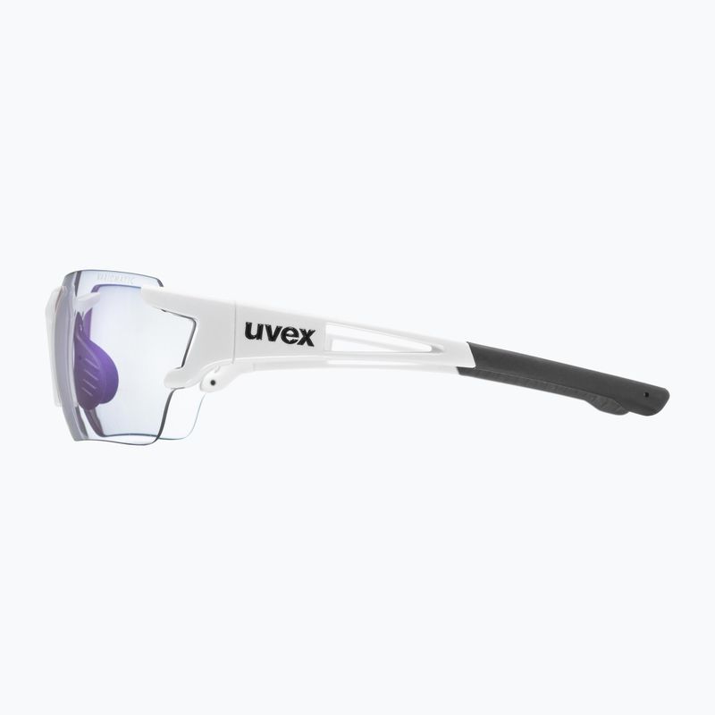 Occhiali da sole UVEX Sportstyle 803 Race V bianco/litemirror blu 7