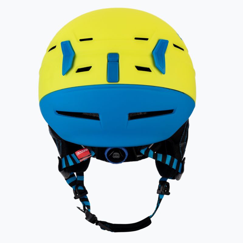 Casco da sci UVEX P.8000 tour lime/materassino blu 3