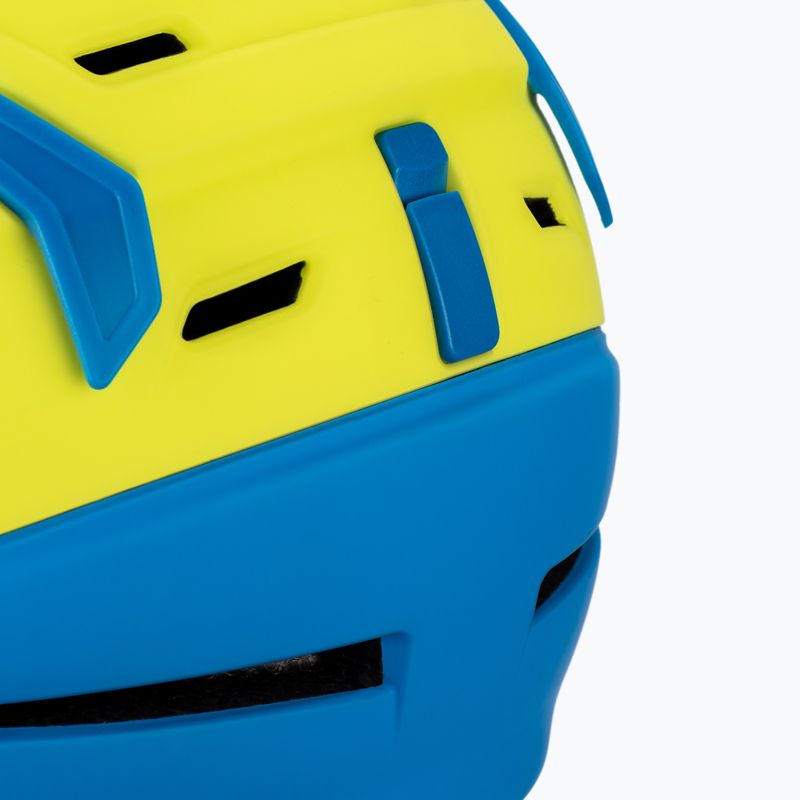 Casco da sci UVEX P.8000 tour lime/materassino blu 7