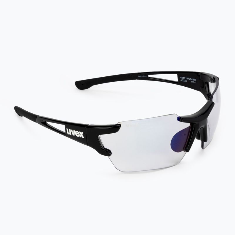 Occhiali da sole UVEX Sportstyle 803 Race S V nero/blu specchiato
