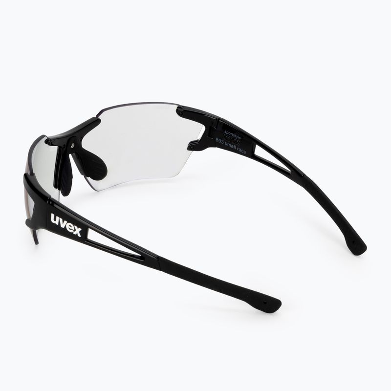 Occhiali da sole UVEX Sportstyle 803 Race S V nero/blu specchiato 2