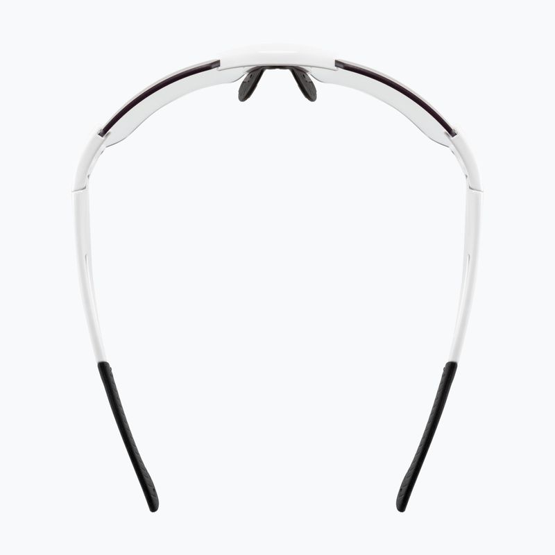 Occhiali da sole UVEX Sportstyle 803 Race S V bianco/litemirror blu 8