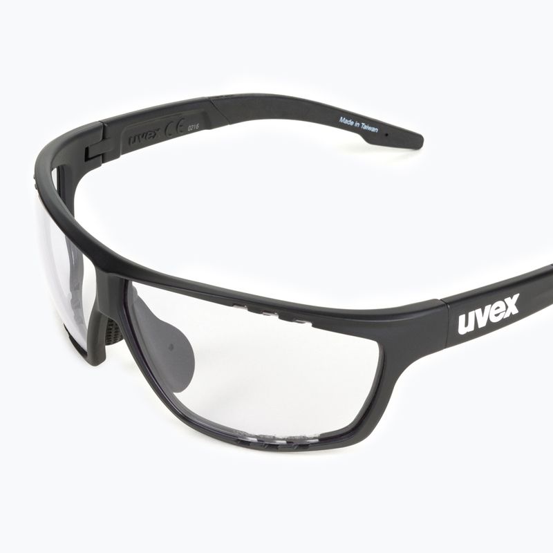 Occhiali da sole UVEX Sportstyle 706 V black mat/variomatic smoke 5