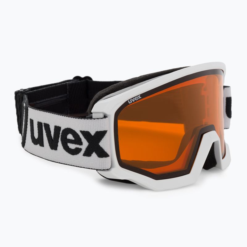 Occhiali da sci UVEX Athletic LGL bianco/oro lite rosa