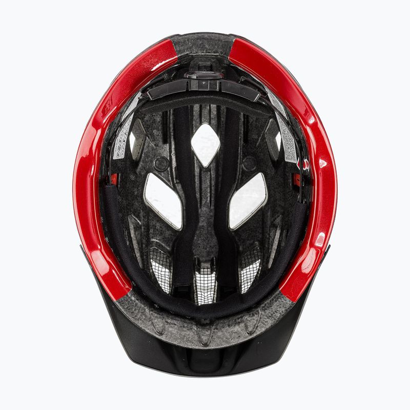 Casco da bici UVEX Active antracite/rosso 5