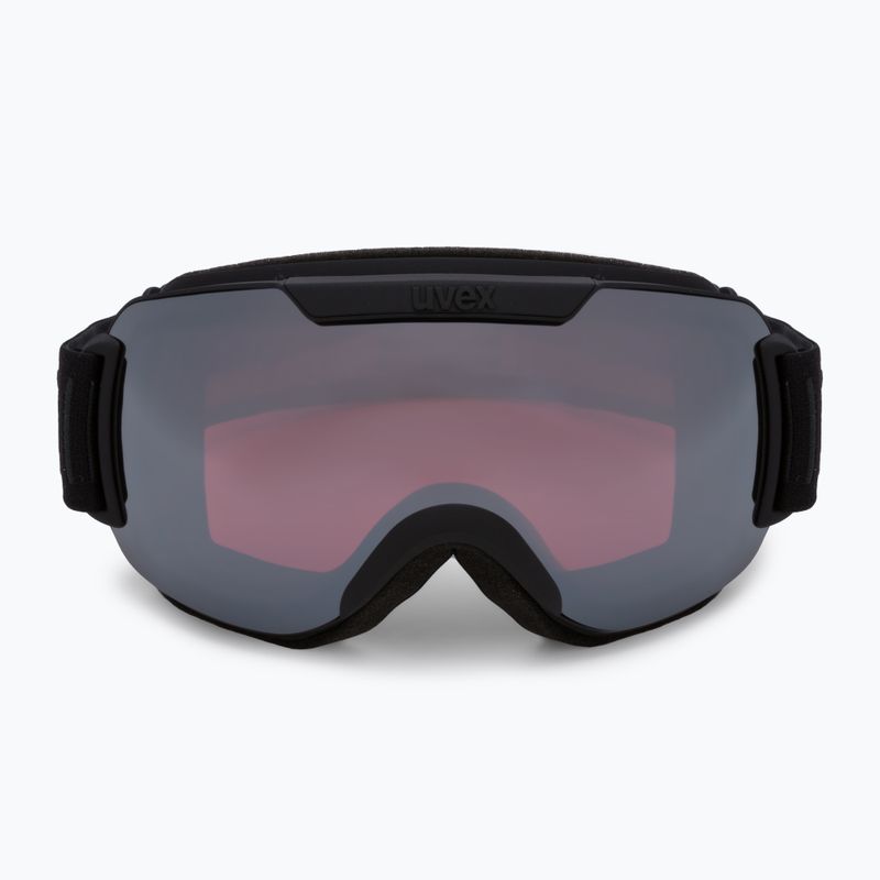 UVEX Downhill 2000 FM occhiali da sci nero opaco/specchio argento/rosa 2