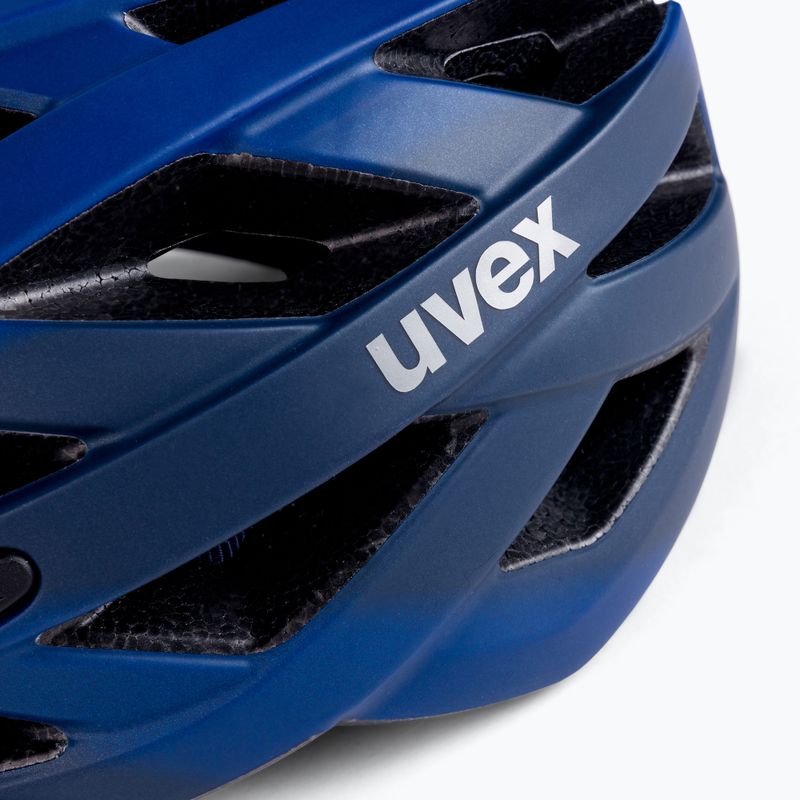 Casco da bici UVEX I-vo CC blu scuro/met/opaco 7