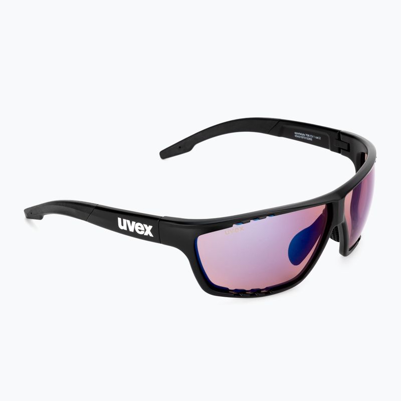 Occhiali da sole UVEX Sportstyle 706 CV nero/litemirror ambra
