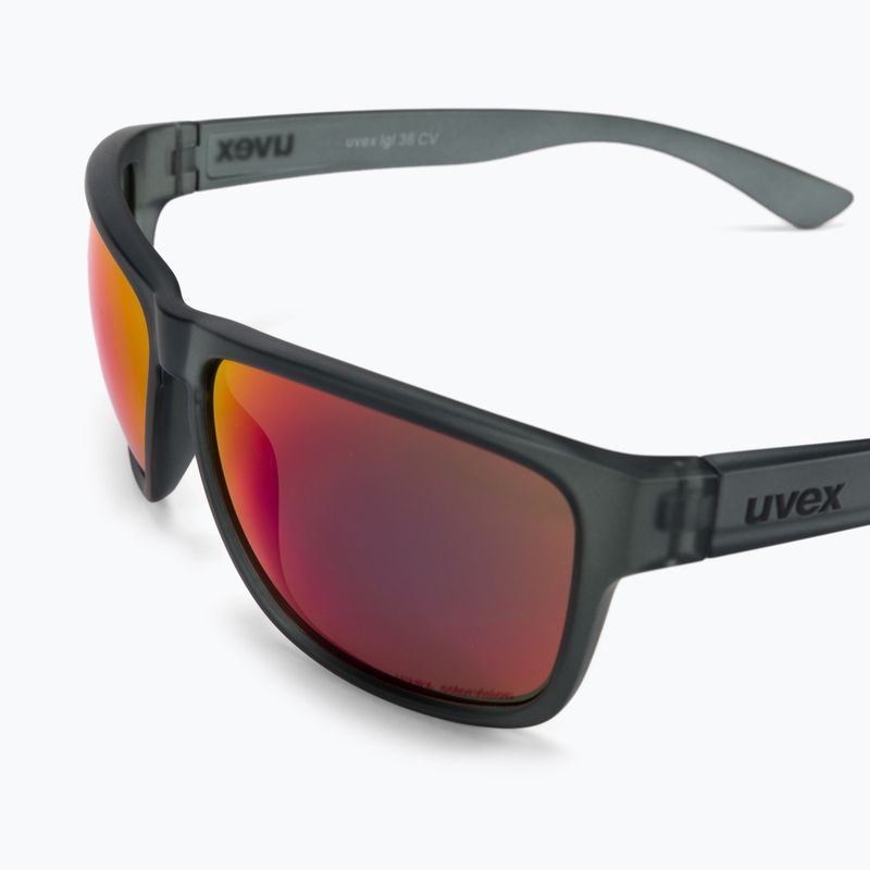 Occhiali da sole UVEX Lgl 36 CV grigio/colorvision mirror plasma 5