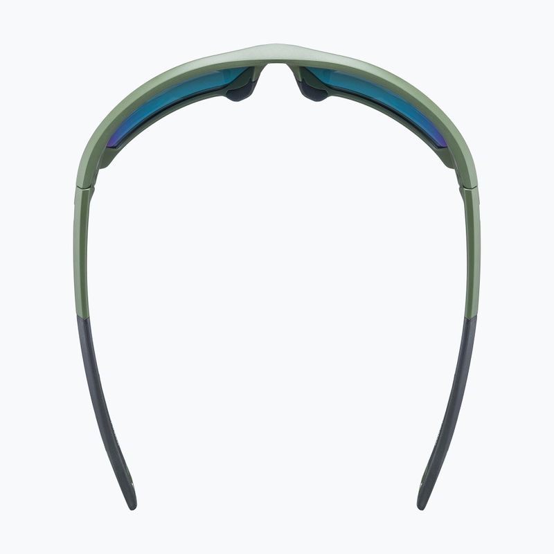 Occhiali da sole UVEX Sportstyle 225 verde oliva opaco/argento specchiato 8