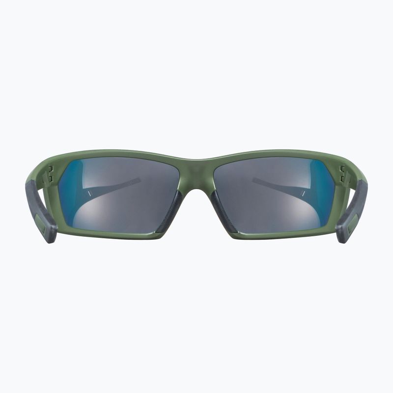 Occhiali da sole UVEX Sportstyle 225 verde oliva opaco/argento specchiato 9