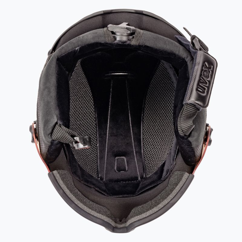 Casco da sci da donna UVEX Hlmt 600 visiera nero/opaco 5