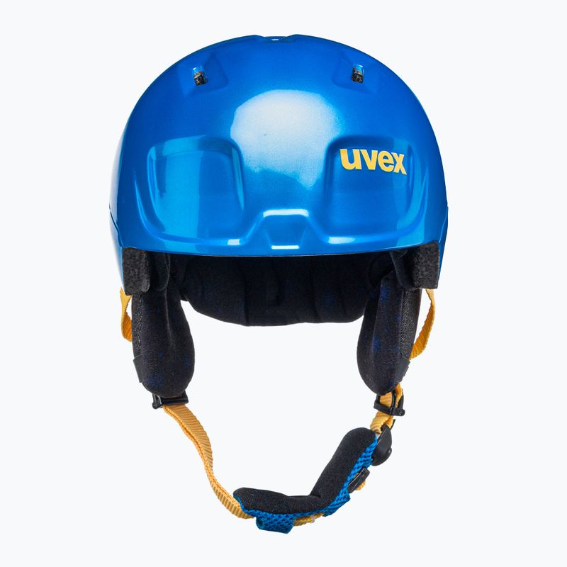 Casco da sci UVEX per bambini Manic blue caterpillar 2