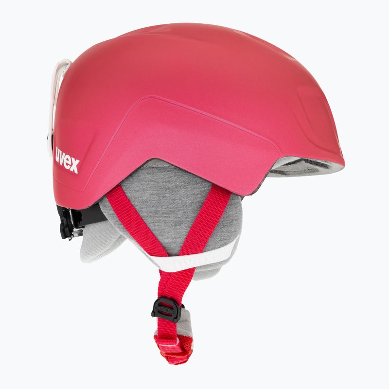 Casco da sci per bambini UVEX Manic Pro rosa opaco 4