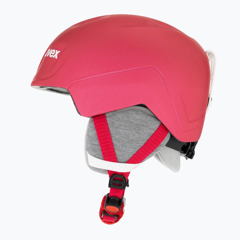 Casco da sci per bambini UVEX Manic Pro rosa opaco 5