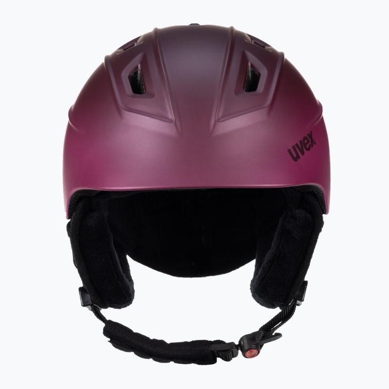 Casco da sci UVEX Fierce berry opaco 2