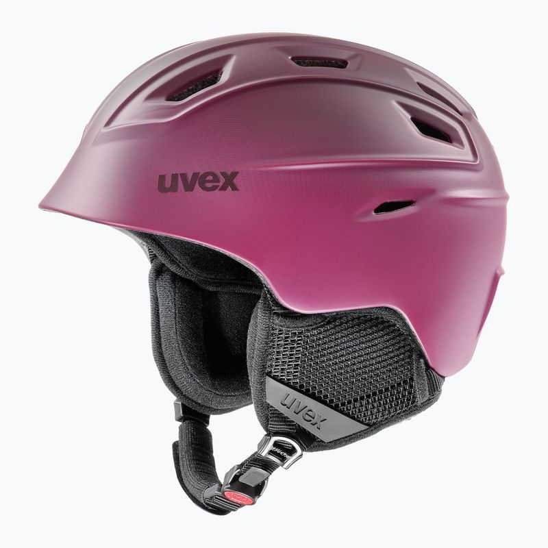 Casco da sci UVEX Fierce berry opaco 9