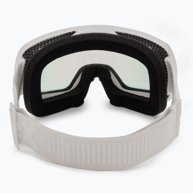 Occhiali da sci UVEX Compact V bianco/specchio arcobaleno variomatic 3