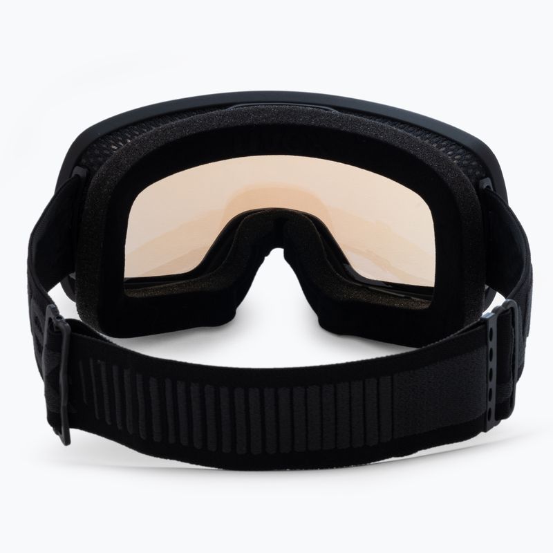 Occhiali da sci UVEX Compact V nero opaco/blu specchiato variomatic 3