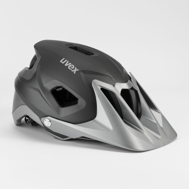 Casco da bici UVEX Quatro Integrale grigio opaco