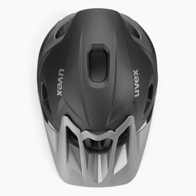 Casco da bici UVEX Quatro Integrale grigio opaco 6
