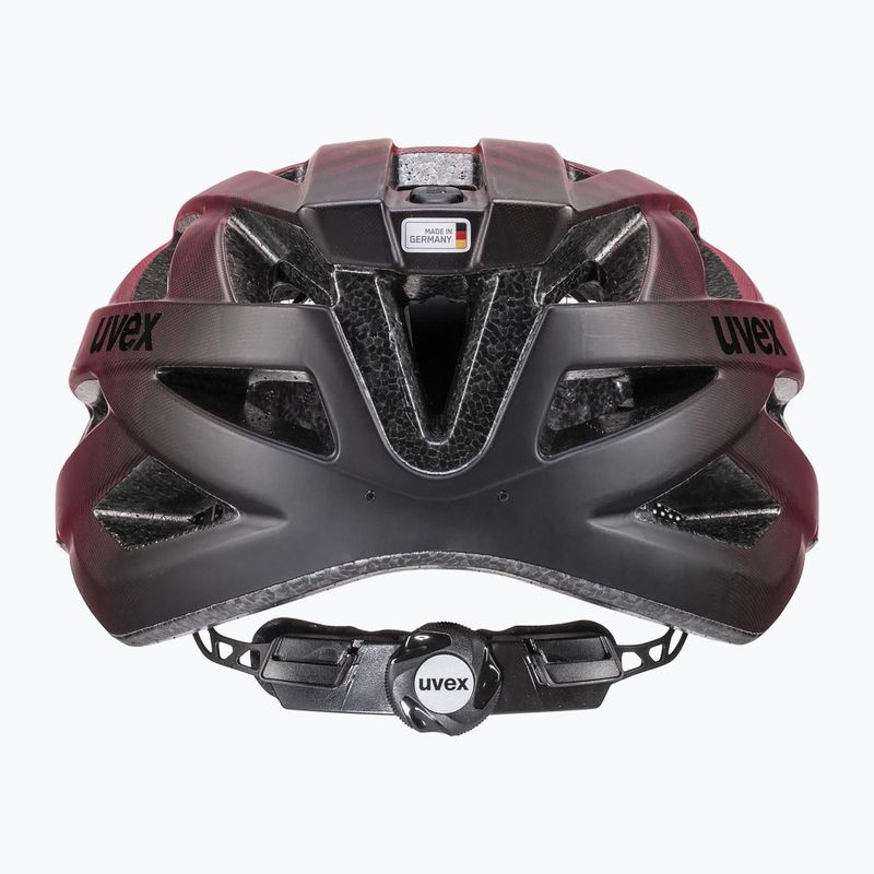 Casco da bici UVEX I-vo CC rosso/nero opaco 8