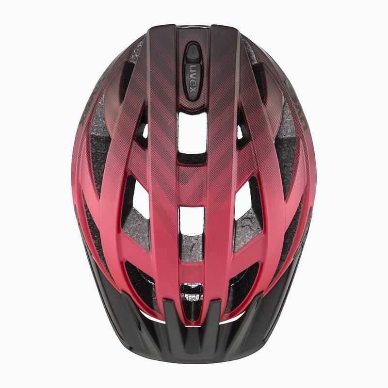 Casco da bici UVEX I-vo CC rosso/nero opaco 9