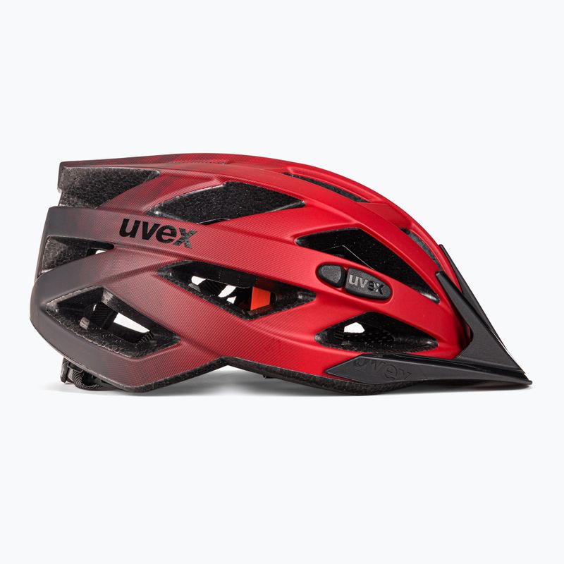 Casco da bici UVEX I-vo CC rosso/nero opaco 3