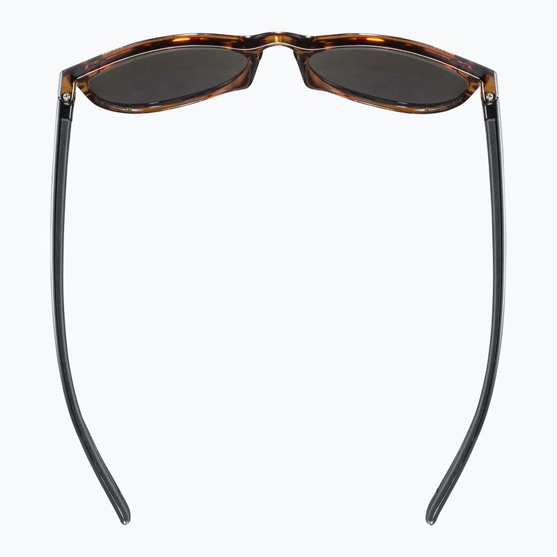 Occhiali da sole UVEX Lgl 43 avana nero/verde specchio 4