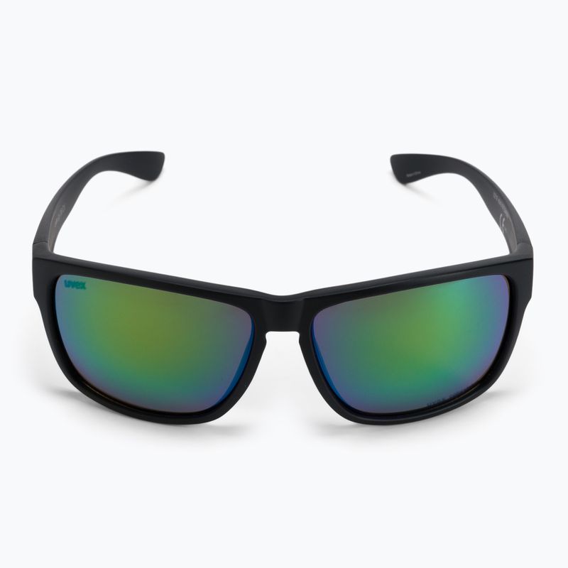 Occhiali da sole UVEX Lgl 36 CV nero opaco/colorvision verde a specchio 3