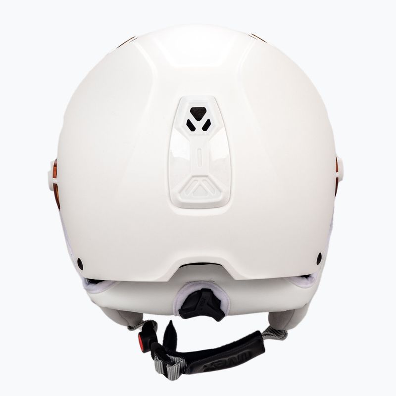 Casco da sci donna UVEX Hlmt 600 con visiera bianca opaca 3