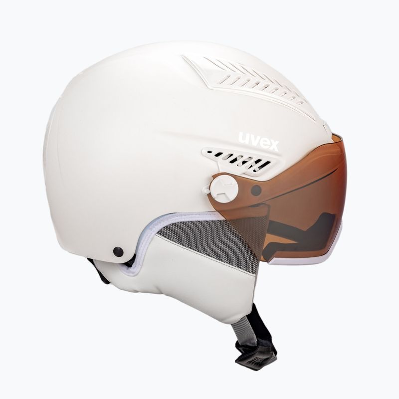 Casco da sci donna UVEX Hlmt 600 con visiera bianca opaca 4
