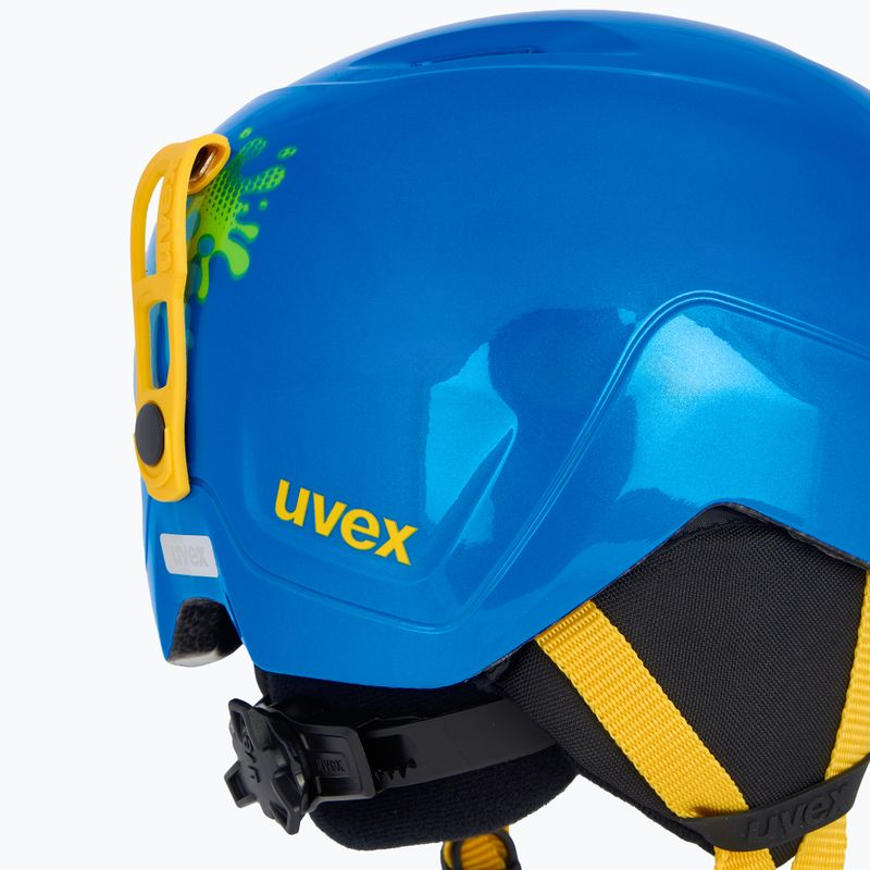 Casco da sci UVEX Heyya blue splash 8