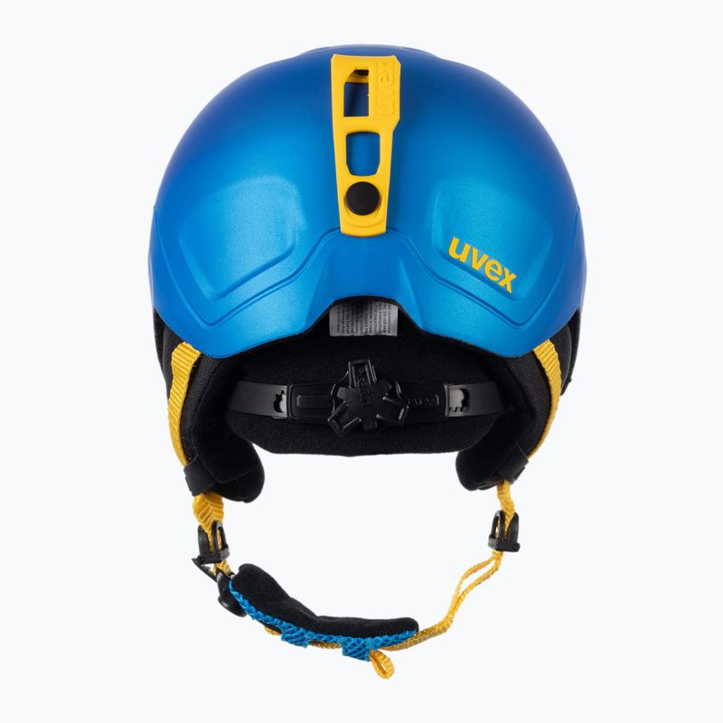 Casco da sci per bambini UVEX Heyya Pro blu/giallo mat 3