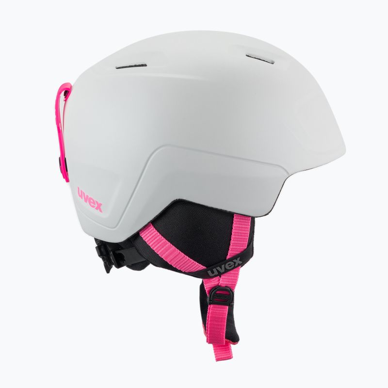 Casco da sci per bambini UVEX Heyya Pro bianco rosa opaco 4