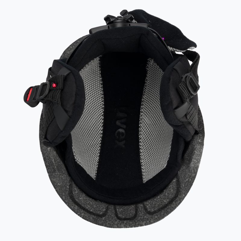 Casco da sci per bambini UVEX Heyya Pro bianco/nero opaco 5