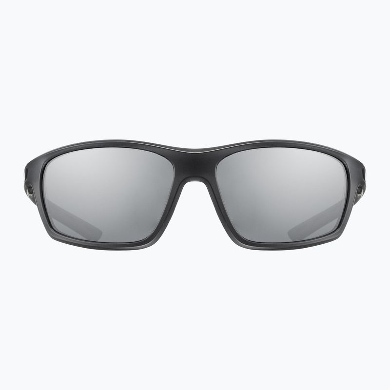 Occhiali da sole UVEX Sportstyle 229 nero opaco/litemirror argento 5