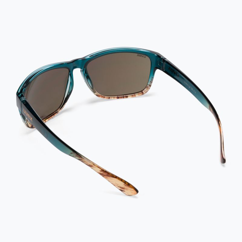 Occhiali da sole UVEX Lgl 36 CV peacocksand/colorvision mirror champagne 2