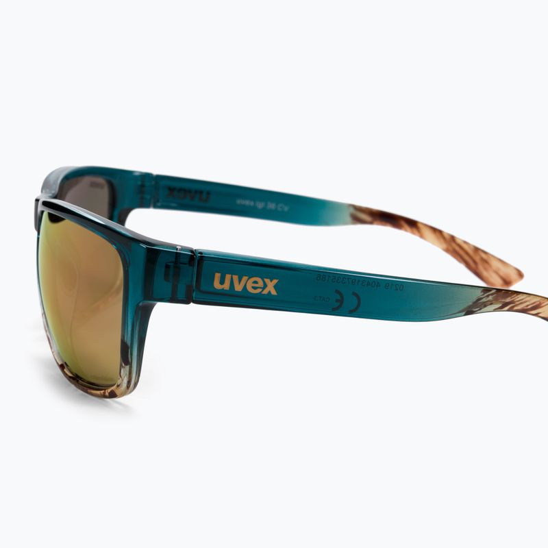 Occhiali da sole UVEX Lgl 36 CV peacocksand/colorvision mirror champagne 4