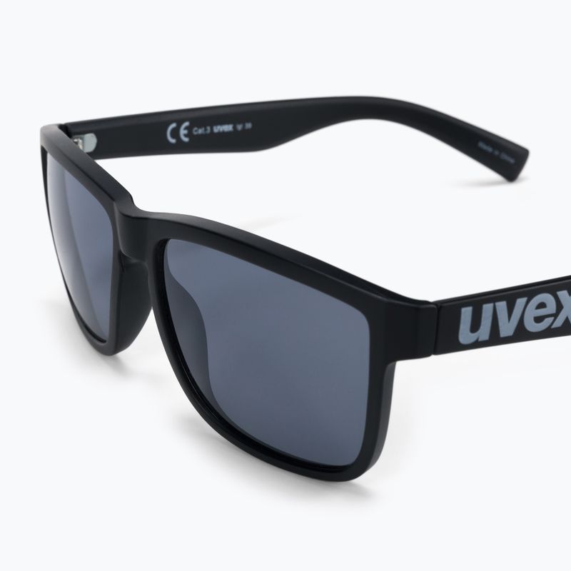 Occhiali da sole UVEX Lgl 39 nero opaco/argento specchiato 5