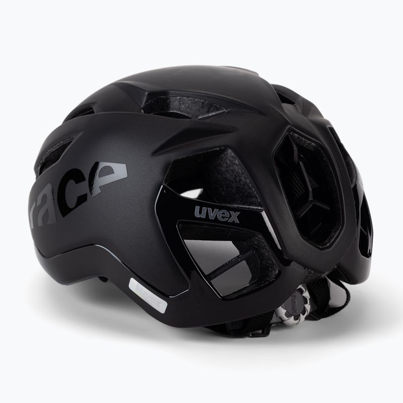 Casco da bici UVEX Race 9 tutto nero opaco 4