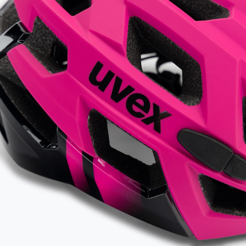 Casco da ciclismo da uomo UVEX Race 7 nero rubino 7