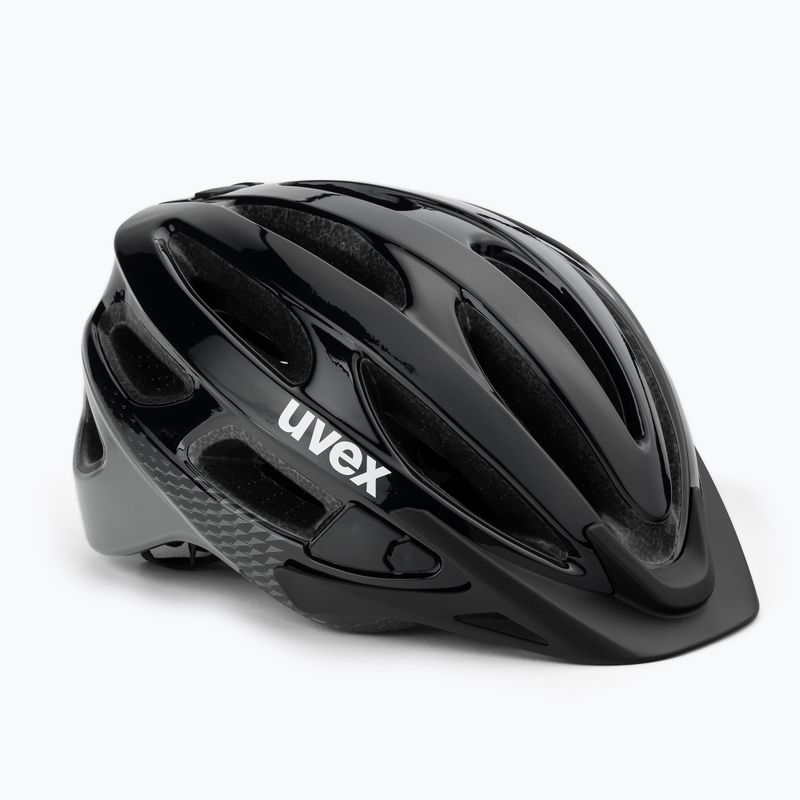 Casco da bicicletta UVEX True nero/grigio