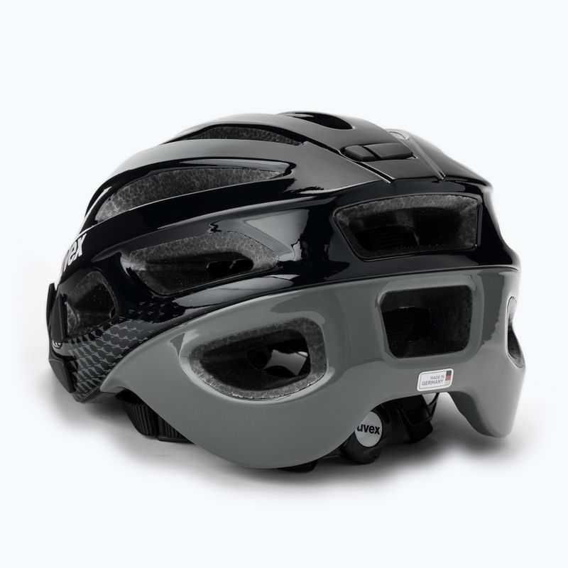 Casco da bicicletta UVEX True nero/grigio 4