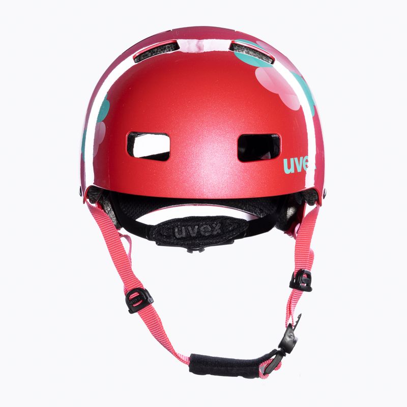 Casco da bici per bambini UVEX Kid 3 fiore rosa 2