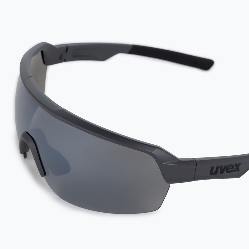 Occhiali da sole UVEX Sportstyle 227 grigio opaco/argento specchiato 5